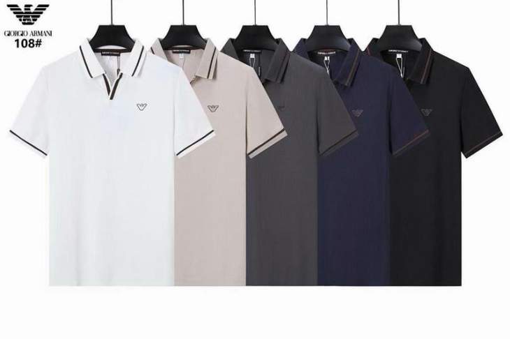 Picture of Armani Polo Shirts Short _SKUArmaniM-3XL8qx10829593